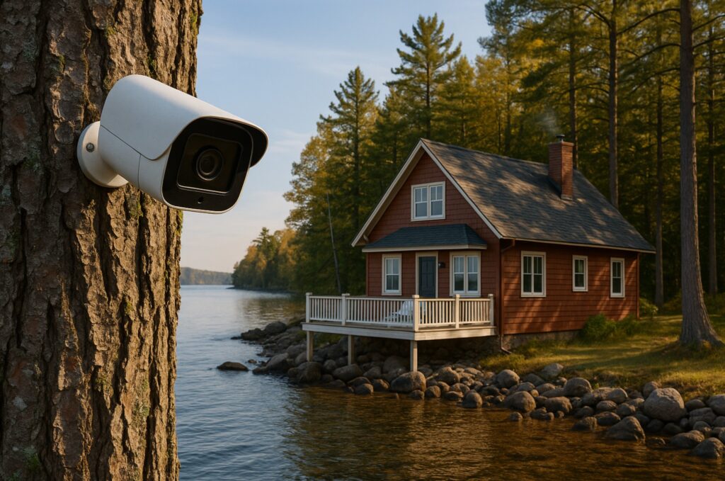 Security system for vacation home