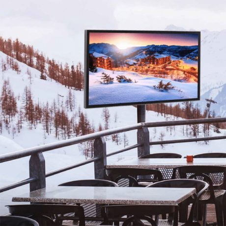 Outdoor TV in Cold Weather