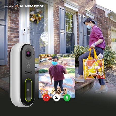 Alarm.com Video Doorbell for Home Security