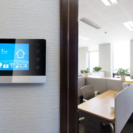 Smart Office and Smart Thermostat to control Heating and Cooling in Smart Office Connected Office Sustainable Technology